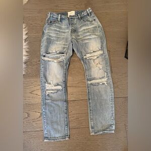 One Teaspoon women’s Light Blue Ripped jeans